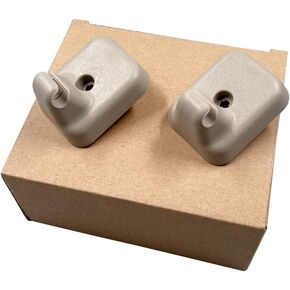 Front Sun Visor Holder Retainer Clip Beige Compatible with Ford F150 Pickup 2009-2014