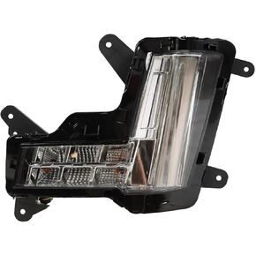 Bumper Fog Lights Assembly w/o Crash Brake Turn Signal Light Compatible with 2015-2020 Escalade Daytime Running Light Left Driver Side 84575579 GM2530138 (Left)