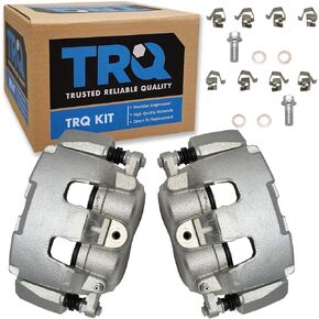 TRQ Front Brake Caliper Set Compatible with 2005-2008 Dodge Dakota 2006-2008 Ram 1500 2006-2009 Mitsubishi Raider