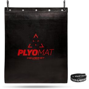 PowerNet Power Plyometric Training Balls and Mat Bundle | Sand-Filled | Increase Velocity | Great for Baseball and Softball | Includes Portable Backstop in Saudi Arabia