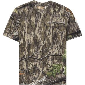Youth Camouflage Short Sleeve Crewneck Shirt for Boys and Girls
