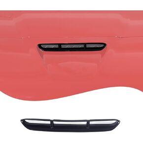 Lcojicep ABS Car Front Engine Hood Air Outlet Vent Cover StickerCompatible with Corvette C6 2005-2013 Air Flow Intake Vent Decorative Cover Accessorie (Carbon Fiber Grain)