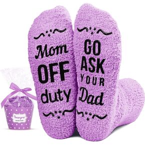 HAPPYPOP Mothers Day Gifts For Mom - Mother Gifts Mama Gifts, Gifts For Mom From Daughters Son, Birthday Gifts For Mom, Funny Mom Socks, Mothers Day Socks