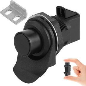 (Black) Push Button Replacement for Boat Door Glove Box Southco 93-304 for Replacement Plastic pushbutton push button glove box southco push button