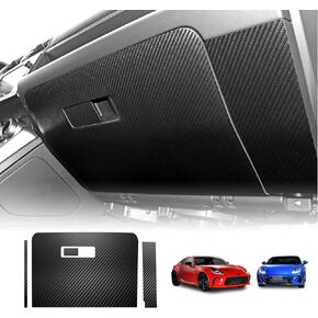 KUNGKIC for Toyota GR86 Subaru BRZ 2021 2022 2023 2024 Glove Box Decals Stickers PU Leather Protective Sticker Car Interior Accessories