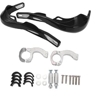 1Set Universal Hand Guard Knuckle Guard Protector for Motorcycles Handguard Cold Protection Windproof Rainproof Black Aluminum Alloy