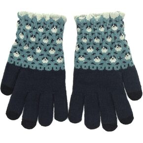 Ralcosuss Winter Touch Screen Gloves for Women Cable Knit Wool Fleece Lined Texting Mittens Gold Weather Warm Sport Glove