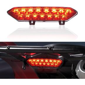 A & UTV PRO LED Tail Light for Yamaha Raptor 700R 700 YFZ450R Accessories 2008-2020, Smoked Taillight Brake Light 3rd light for Yamaha Raptor YFZ 450X YFZ 450R