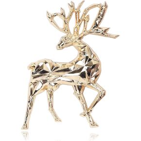 Deer Brooch Clips Sweater Vintage Shawl Clips Cardigan Collar Clips Dress Shirt Clips Christmas Elk Brooch Jewelry for Women