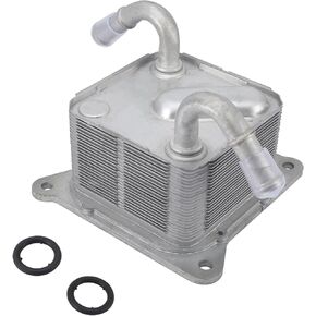 216063JX0A Engine Transmission Oil Cooler Compatible with 2013-2018 Nissan Sentra 2013 2014 2015 2016 2017 2018 1.6L 1.8L L4, Replaces 21606-3JX0A