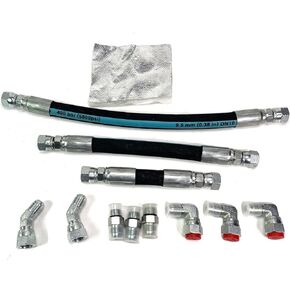 High Pressure Oil Pump HPOP Hoses Lines Kit & Crossover Line Fit for Ford 7.3L Powerstroke Diesel Engines 1994-1997