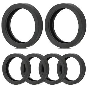 Zlirfy 10Pcs/6Pcs Gas Can Spout Gasket Seals,Gas Can Spout Gaskets Rubber Ring Can Gaskets,Universal Rubber Replacement Gasoline/Fuel Jug Washer Seals(6)