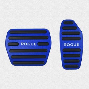 aluminium alloy Gas Accelerator Pedal Covers, Interior accessories Anti-Slip No Drilling Brake Foot Pedal Pads Kit 2 pieces/set(blue) for Nissan Rogue(2014-2022) Rogue Sport(2017-2021)