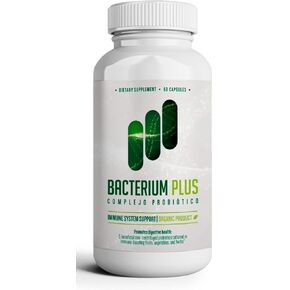 Bacterium Plus, Natural Product, Immune System Support, Patented Formula, Original Product - 60 Count - Pack of 1