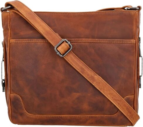 Lady Conceal Locking Concealed Carry Lydia Leather Crossbody with Universal Holster for Medium to Large Frame Handgun in Saudi Arabia