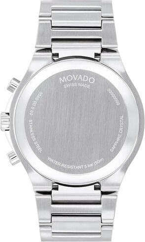 Movado SE Men's Sport Watch - Swiss Quartz Chronograph Movement, Stainless Steel Link Bracelet - 5 ATM Water Resistance - Luxury Fashion Timepiece for Him - 42mm in Kuwait