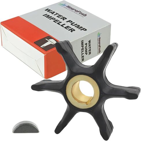 382547 Water Pump Impeller with Key for Johnson Evinrude OMC 55 60 65 70 75 HP Marine Outboard Model Parts 765431 18-3082 in Saudi Arabia