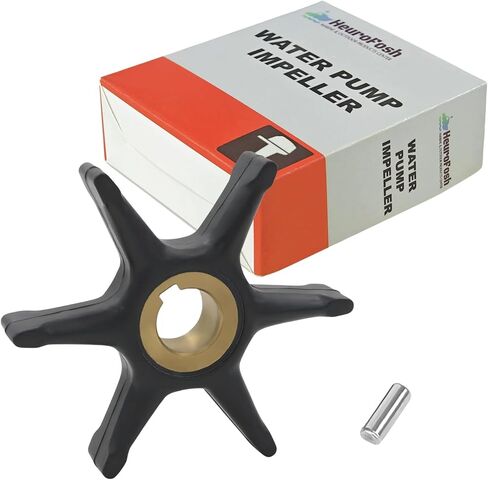 382547 Water Pump Impeller with Key for Johnson Evinrude OMC 55 60 65 70 75 HP Marine Outboard Model Parts 765431 18-3082 in Saudi Arabia