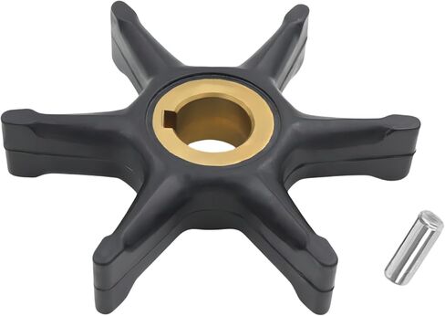 382547 Water Pump Impeller with Key for Johnson Evinrude OMC 55 60 65 70 75 HP Marine Outboard Model Parts 765431 18-3082 in Saudi Arabia
