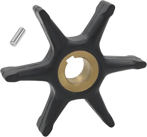 382547 Water Pump Impeller with Key for Johnson Evinrude OMC 55 60 65 70 75 HP Marine Outboard Model Parts 765431 18-3082 in Saudi Arabia