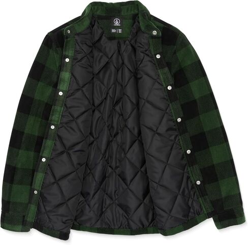 Volcom Men's Bowered Long Sleeve Lined Polar Fleece Coaches Jacket in Saudi Arabia