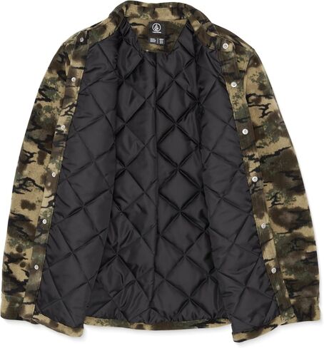Volcom Men's Bowered Long Sleeve Lined Polar Fleece Coaches Jacket in Saudi Arabia