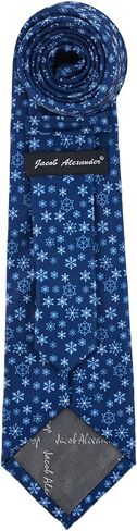ربطة عنق طويلة جدًا للرجال من جاكوب ألكساندر لفصل الشتاء - أزرق داكن in Kuwait