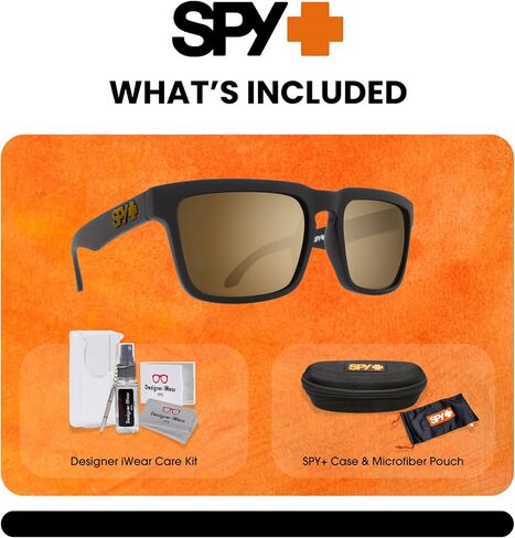 نظارات شمسية مربعة من SPY Helm للرجال والنساء + حزمة مع مجموعة نظارات iWear المصممة in Kuwait