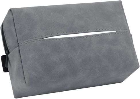 Car Napkin Holder for Back Seat - Tissue Box Holder Cover for Car Backseat - Car Napkin Dispenser - Tissue Organization Bag Mask Organizer Pouches Red Black Blue Brown in Saudi Arabia