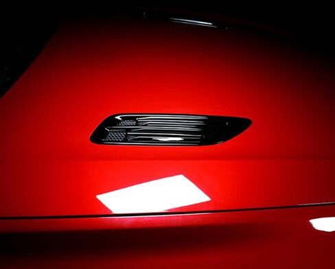 Glossy Black Style Car Air Flow Intake Cover,Air Flow Intake Hood Scoop Vent Cover Trim,Side Vent Bonnet Cover Compatible with Kia Stinger Accessories in Kuwait