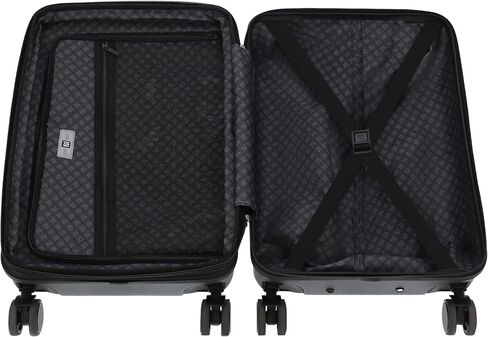 FUL Gloomy Bear 22.5 Inch Carry On Luggage, Hardshell Rolling Suitcase with Spinner Wheels, Black in Kuwait
