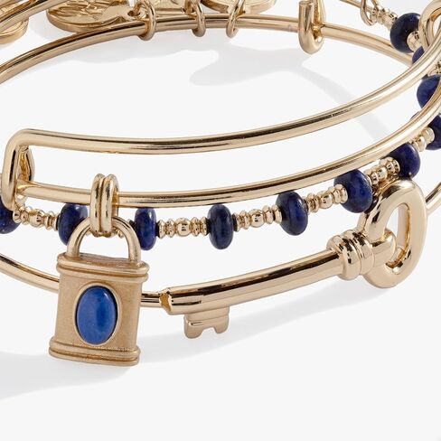 Alex and Ani Lock and Key Bangle Set of 3 in Saudi Arabia