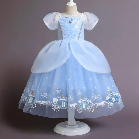 ODIZLI Little Girls Princess Dress Up Clothes Butterfly Tulle Long Ball Gown+Accessories Birthday Party Halloween Costume in Saudi Arabia