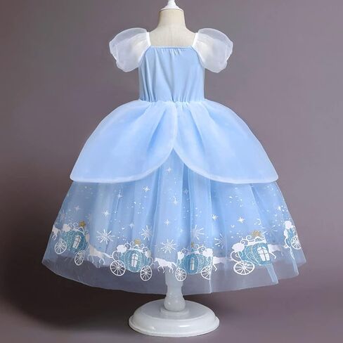 ODIZLI Little Girls Princess Dress Up Clothes Butterfly Tulle Long Ball Gown+Accessories Birthday Party Halloween Costume in Saudi Arabia