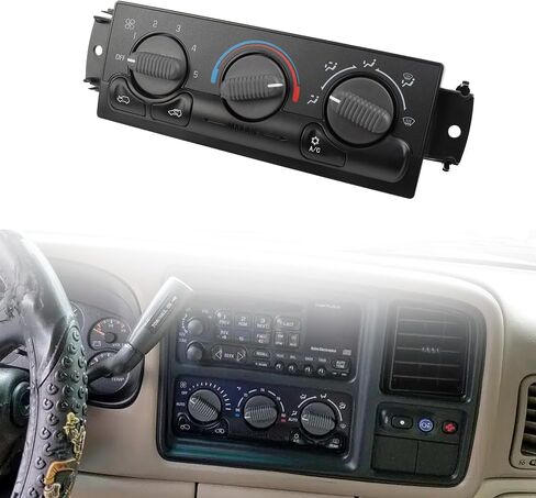 Dasbecan 599-266 A/C Heater Climate Control Module Panel Compatible with 1999-2002 Chevrolet Tahoe Silverado Suburban GMC Sierra Yukon Replace# 19244873 15753264 15054697 9361355 in Saudi Arabia
