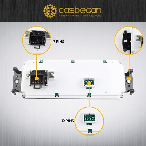 Dasbecan 599-266 A/C Heater Climate Control Module Panel Compatible with 1999-2002 Chevrolet Tahoe Silverado Suburban GMC Sierra Yukon Replace# 19244873 15753264 15054697 9361355 in Saudi Arabia