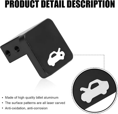 1 PC Car Hood Pull Handle Repair Kit, Engine Cover Lock Control Switch with Screw Wrench, Hood Latch Release Handle Replacement with Graphic Badge, Compatible with Honda Civic 96-2011 (Black) in Saudi Arabia