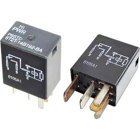 2 pcs 8T2T-14B192-BA Relay, 30A 12VDC 5Pins Automotive Relay, Compatible with Ford, 8T2T 14B192 BA Relay, 8T2T14B192BA Relay