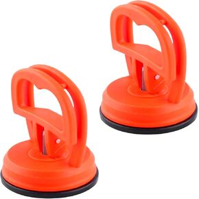 2PCS Dent Puller Kit 2.25" Dent Remover Small Dent Puller Suction Cup Powerful Dent Remover Tool Professional Dent Repair Screen Glass Tiles and Objects,Orange