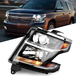 HID Headlight Assembly 84582598 Compatible with Chevy Tahoe/Suburban 2015-2020 Front Right Passenger Side Headlamp Replace# GM2503406 84294341 22783092