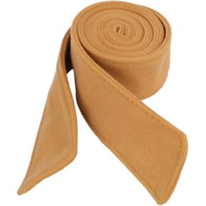 Fendawn Strive Double-Sided Coat Belt Decorative Wide Clothes Belt Bow Tie Belt, Camel Color