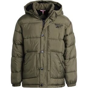 Reebok Boys' Winter Coat - Heavyweight Quilted Puffer Snow Parka - Weather Resistant Ski Jacket for Boys (8-20)