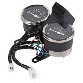 Aramox LED Motorcycle Speedometer Motorcycle Odometer Motorcycle Tachometer Modified Accessories, Fit for GN125