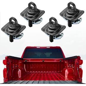 SPEEDWOW Truck Bed Tie Down Anchors 4 Pcs, Truck Bed Hooks for 2014-2022 Chevrolet Silverado/GMC Sierra/2022 F150,2015-2022 Chevrolet Colorado/GMC Canyon -23146899