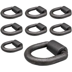 Mytee Products (12 Pack) 3/4" Heavy Duty Weld-On Forged D Ring 26,500Lbs