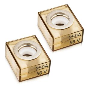 Battery Terminal Fuse 50A Marine Rated Battery Fuse (MRBF), 58V DC Max IP66 Waterproof Protect Circuit of Charging Piles RV Car Cruise Cranes (50A-2PACK)