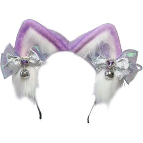 Cat Cosplay Ears Cat Ears Headbands Clips Accessories Punk Gothic Cross NEW01-ALL