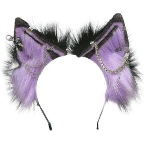 Cat Cosplay Ears Cat Ears Headbands Clips Accessories Punk Gothic Cross NEW01-ALL in Saudi Arabia