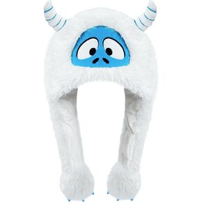dressfan Plush Animal Hat with Ear Flaps,Novelty Christmas & Birthday Gifts for Adults & Children,One Size Fits All