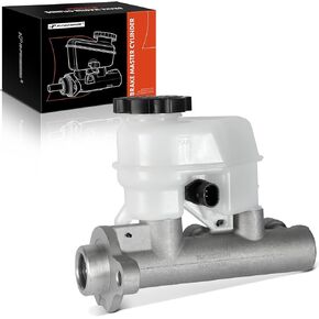 A-Premium Brake Master Cylinder with Reservoir and Cap Compatible with Chevy Vehicles - Impala 2006-2008, Monte Carlo 2006-2007 - Replaces 133282, 10382902, 10382903, 19209185, 19209186